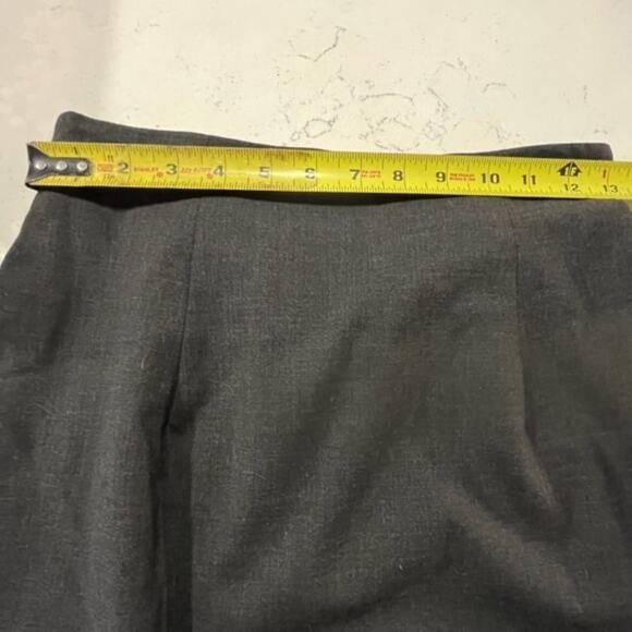 Ann Taylor Size 4 Dark Gray Wool Pencil Skirt - Picture 11 of 12